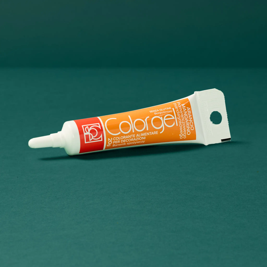 Colorant en gel orange mandarine 20g