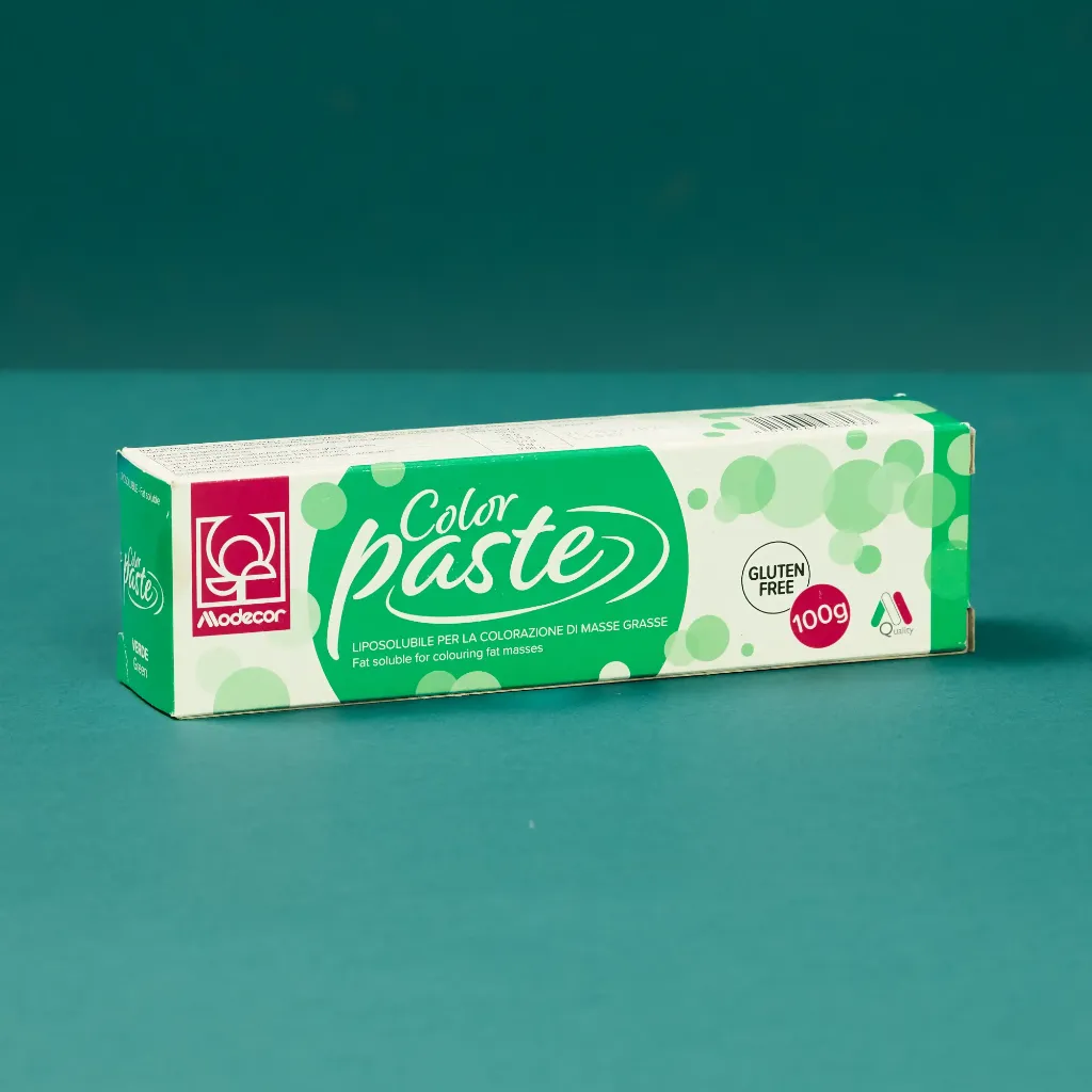 Colorant en pate vert 100g