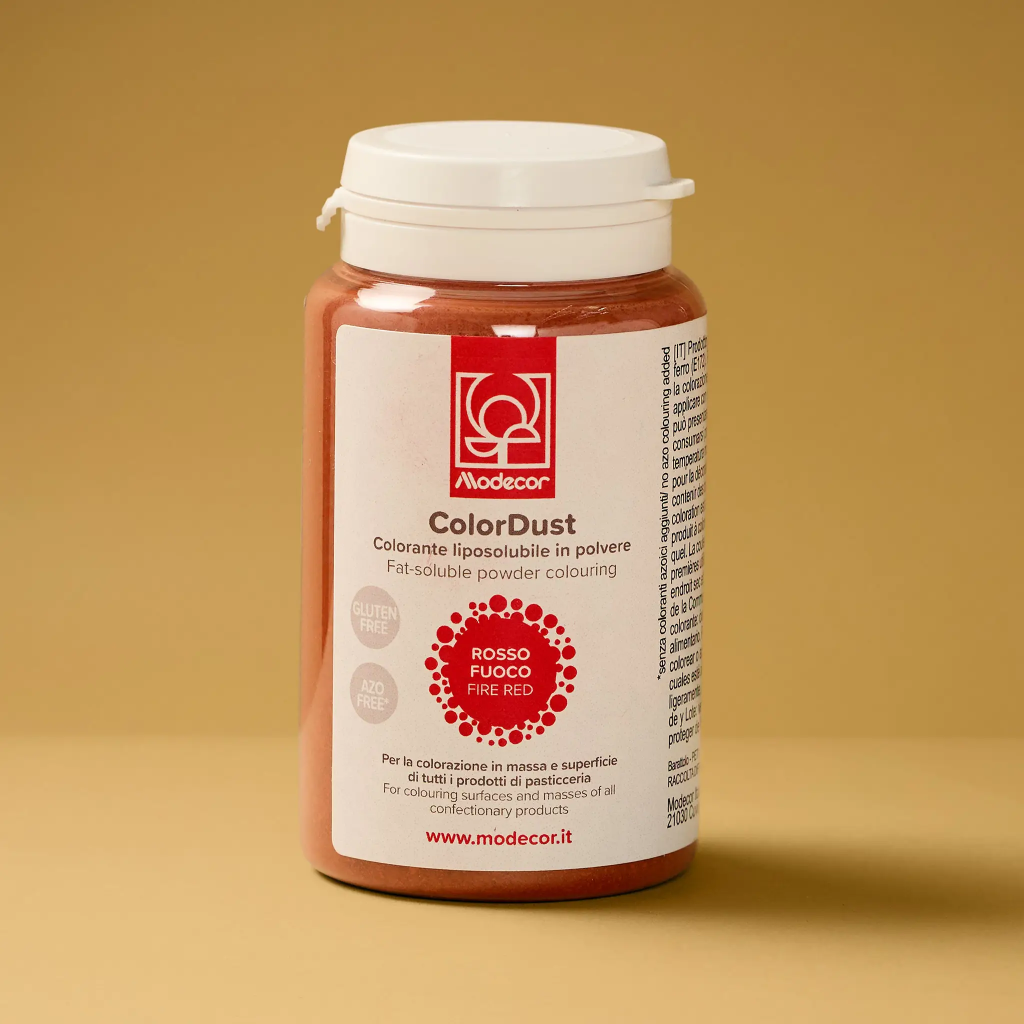 Colorant en poudre rouge flamboyant 25g