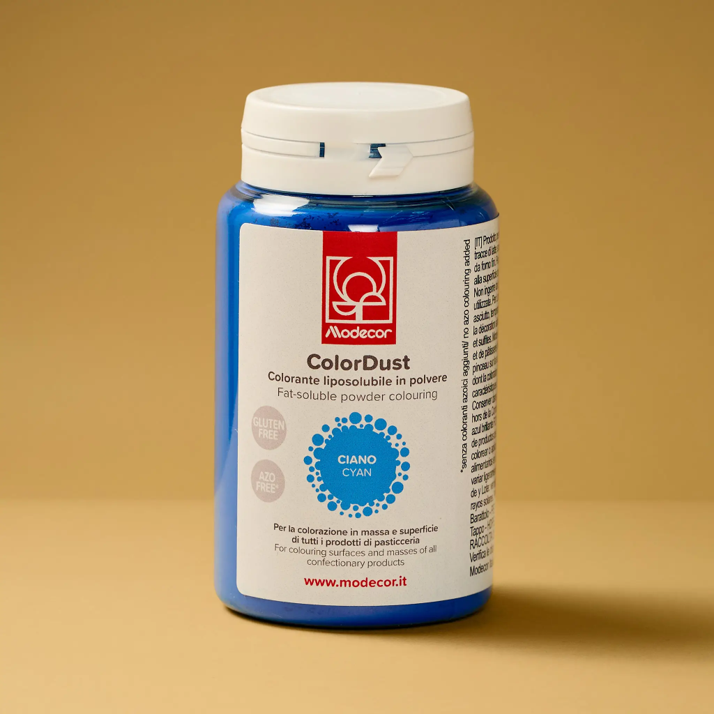 Cyan powdered food coloring 25g