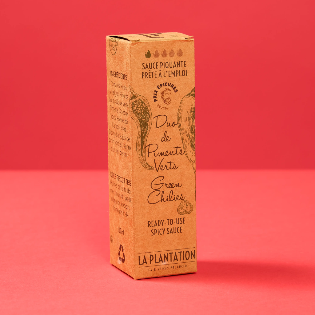 Sauce duo de piments verts 100 ml