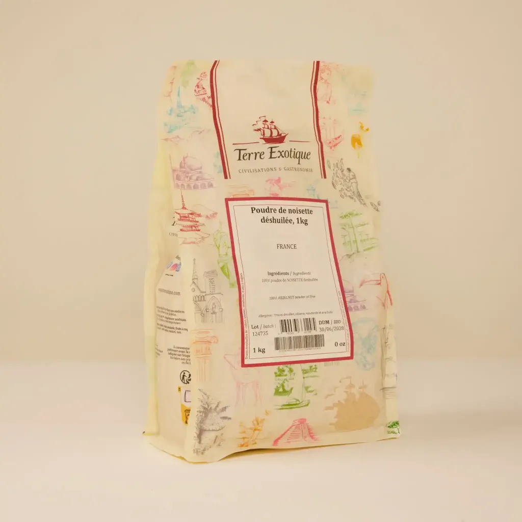Poudre deshuilee noisette 1kg