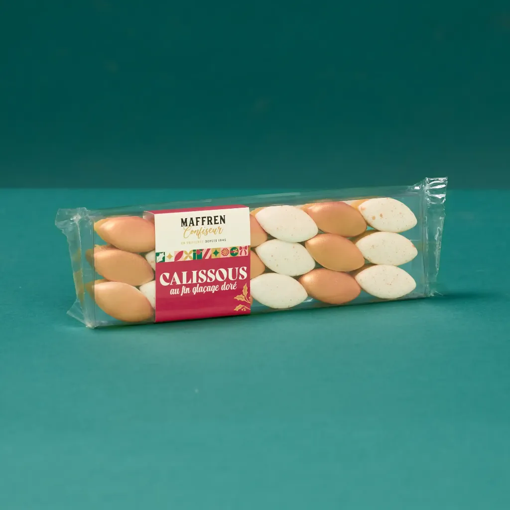 Réglette calissous dorés 110g