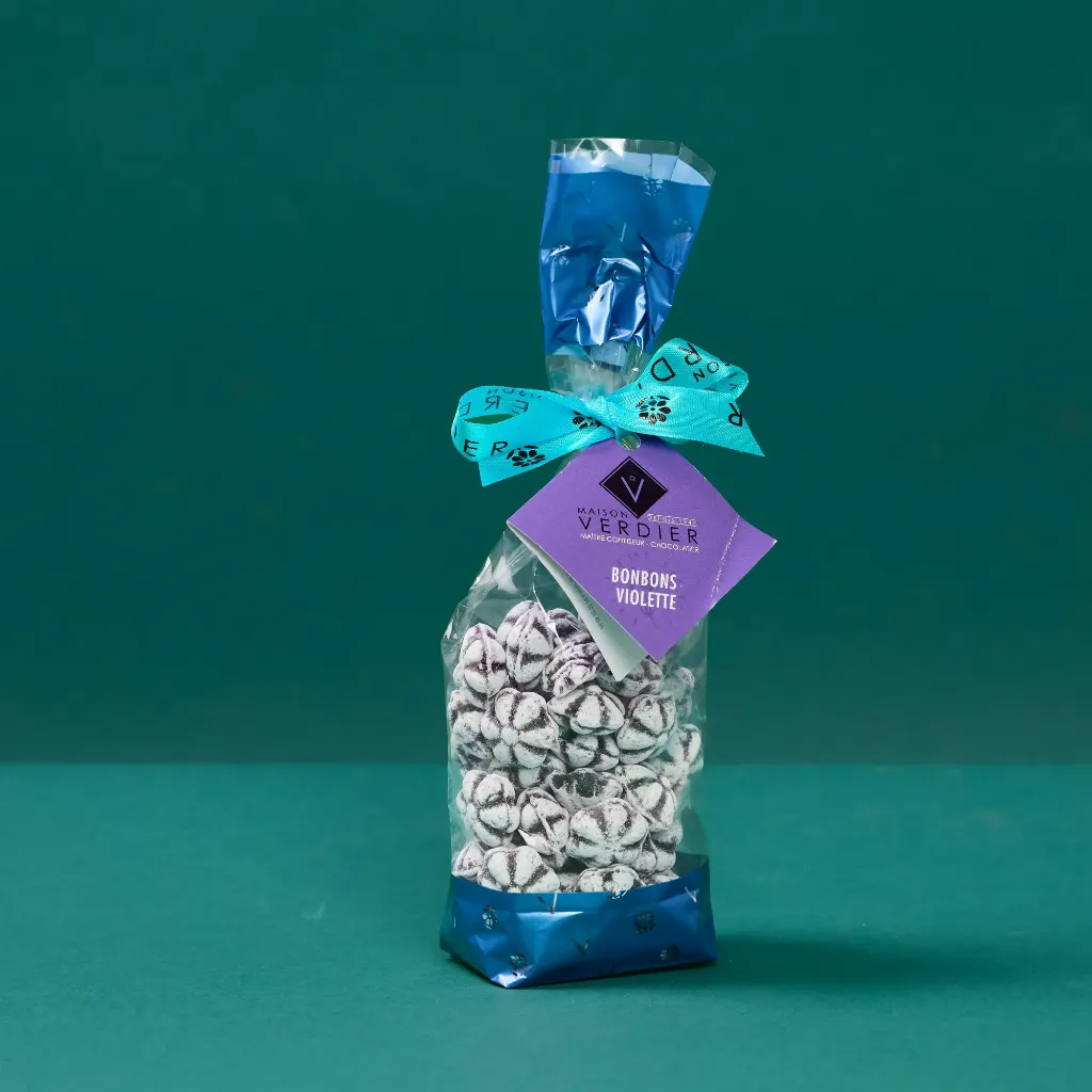 200g bag of purple candy