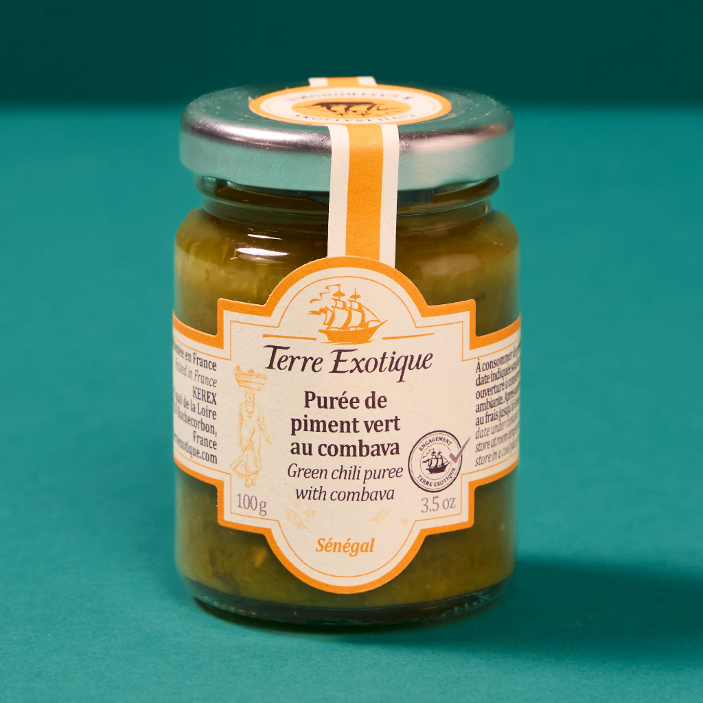 Green chili puree with kaffir lime 100g