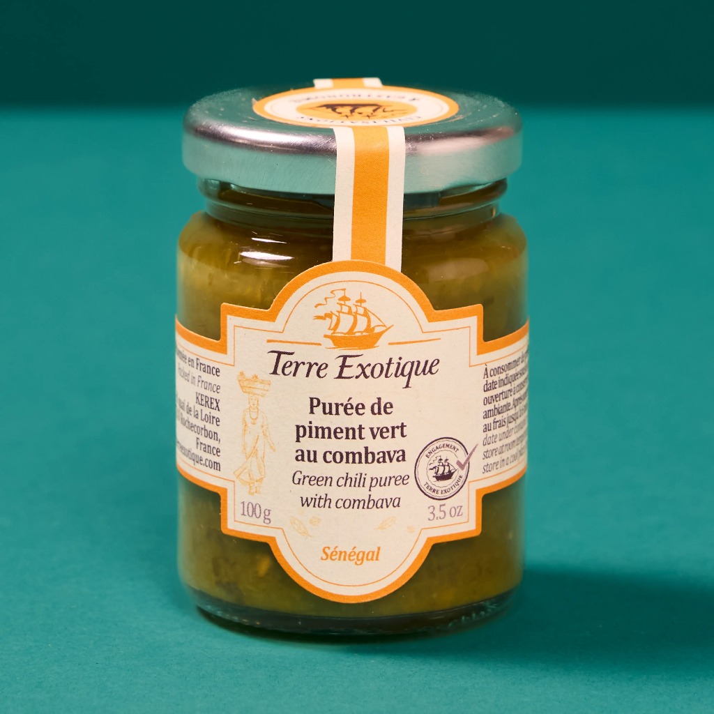 Green chili puree with kaffir lime 100g