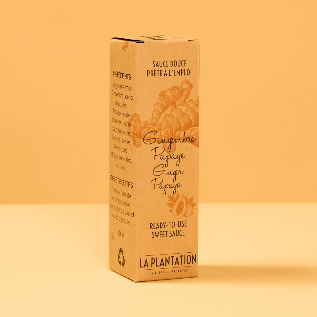 Sauce gingembre papaye 100 ml