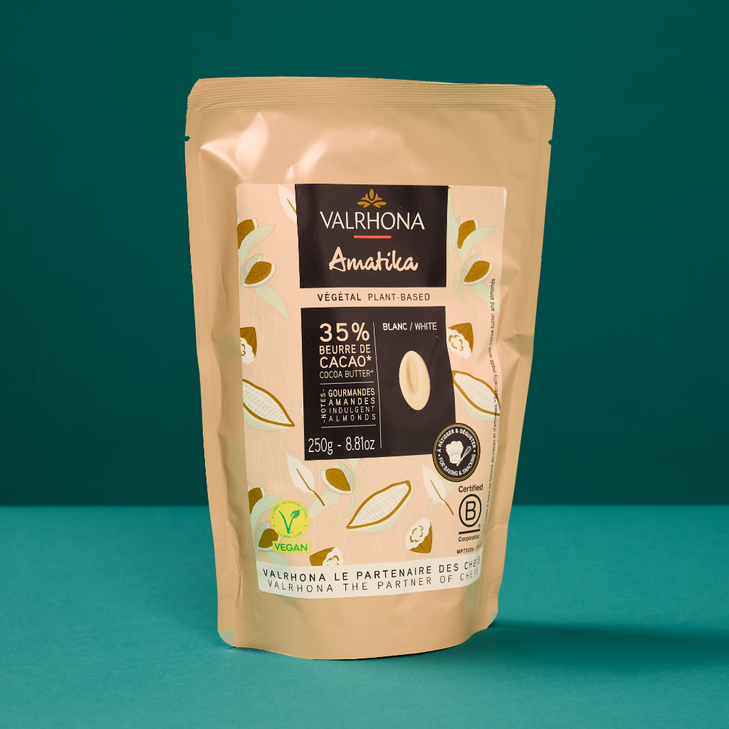 Amatika blanc 35% feve 250g Valrhona