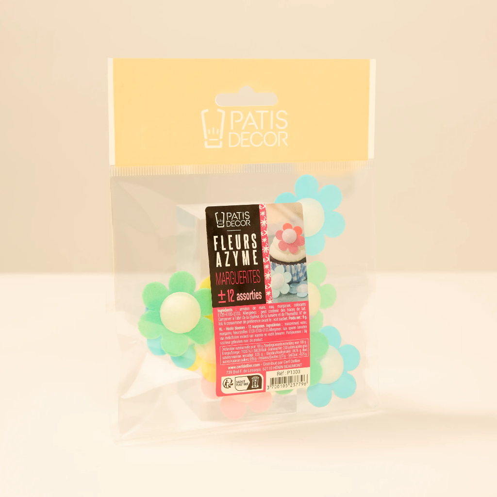 Marguerites azyme assorties par 12  