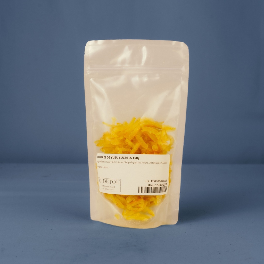 Sweetened yuzu peel 150g