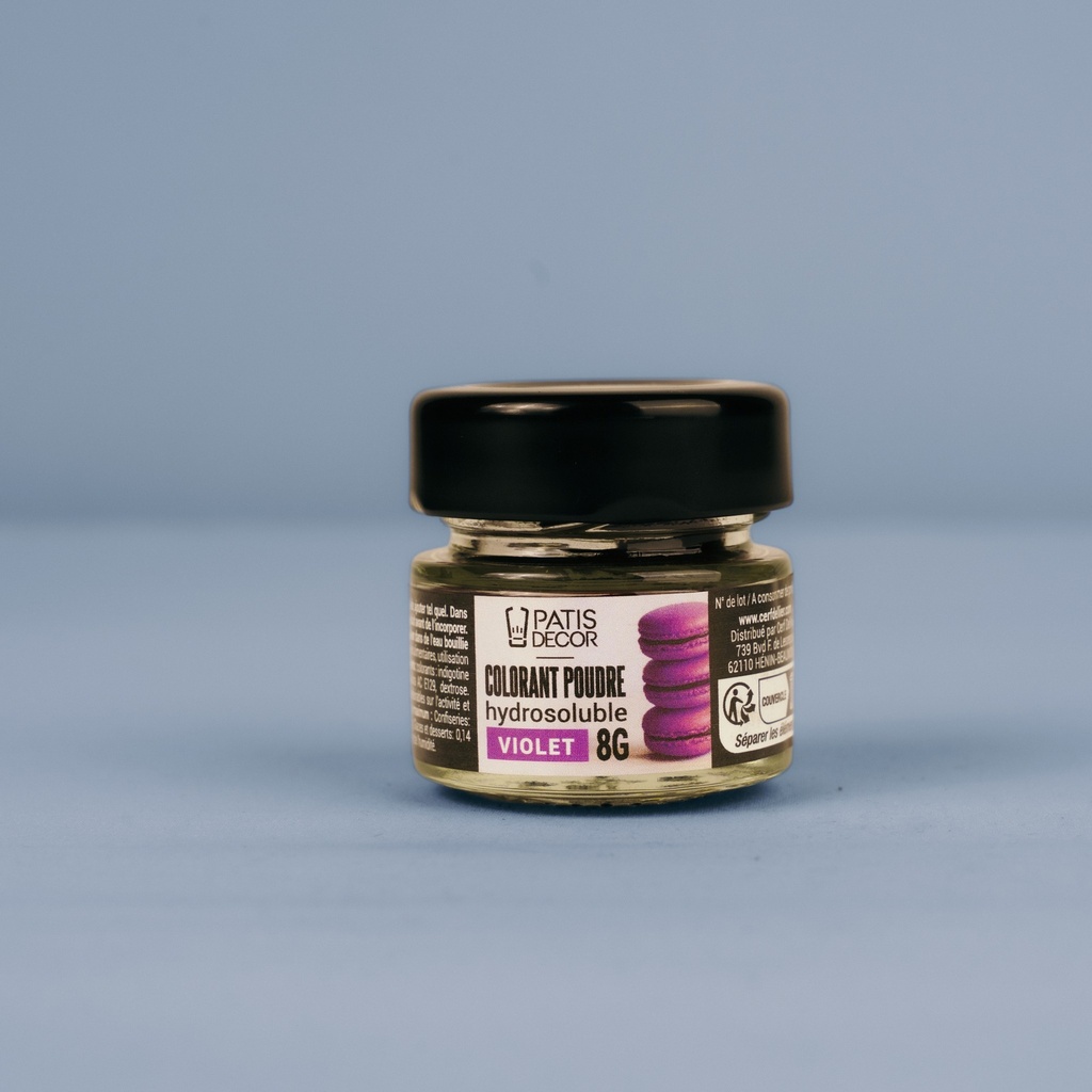 COLORANT  POUDRE HYDROSOLUBLE  VIOLET 8 G  