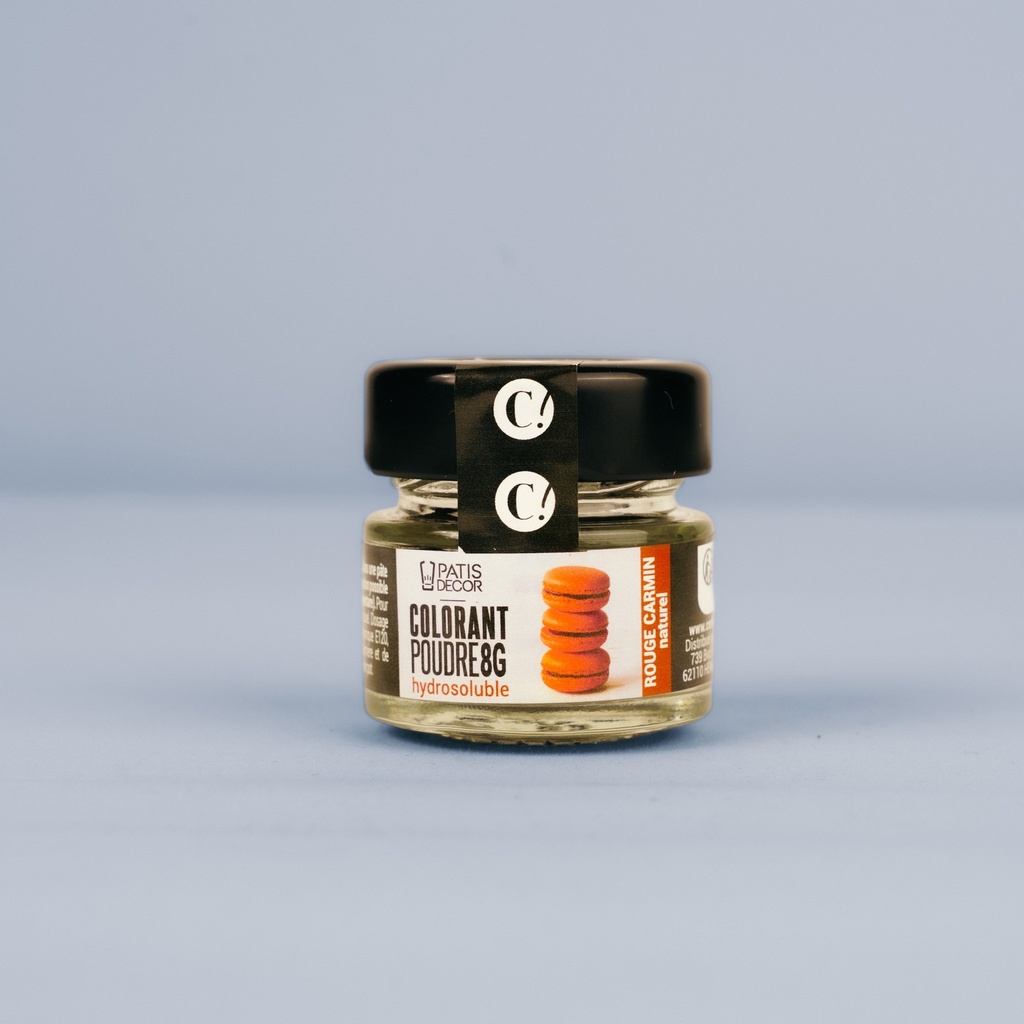 NATURAL WATER-SOLUBLE POWDER CANDLE CARNINE 8 G
