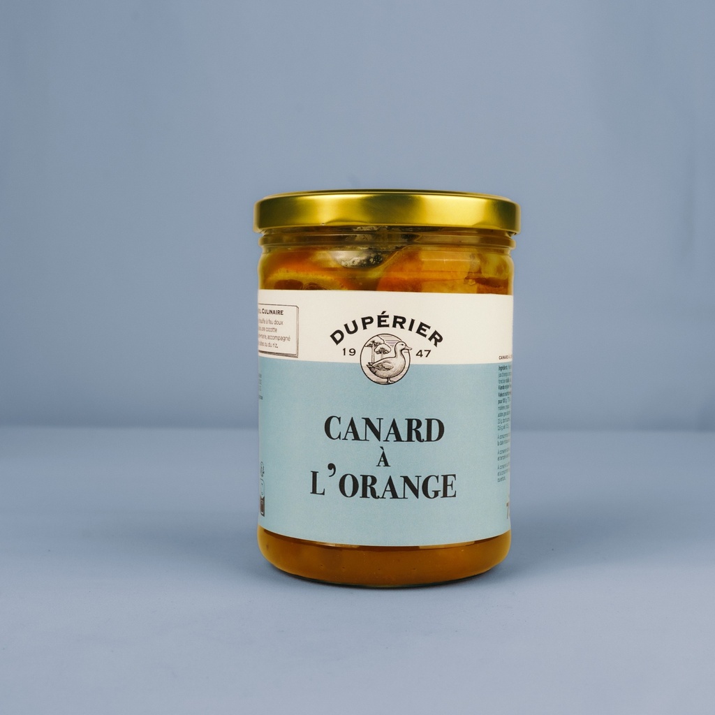 Confit de canard à l'orange 700g  