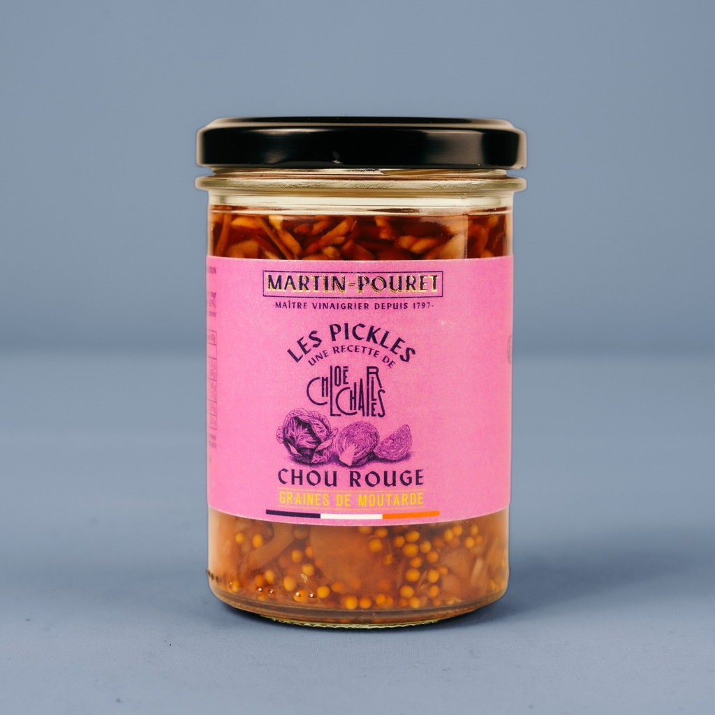 Pickles chou rouge et graines de moutarde 60g