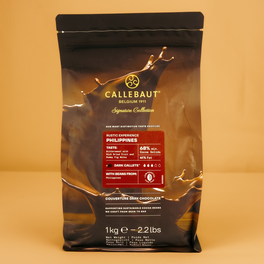 Chocolat noir Rustic Philippines 68% 1kg