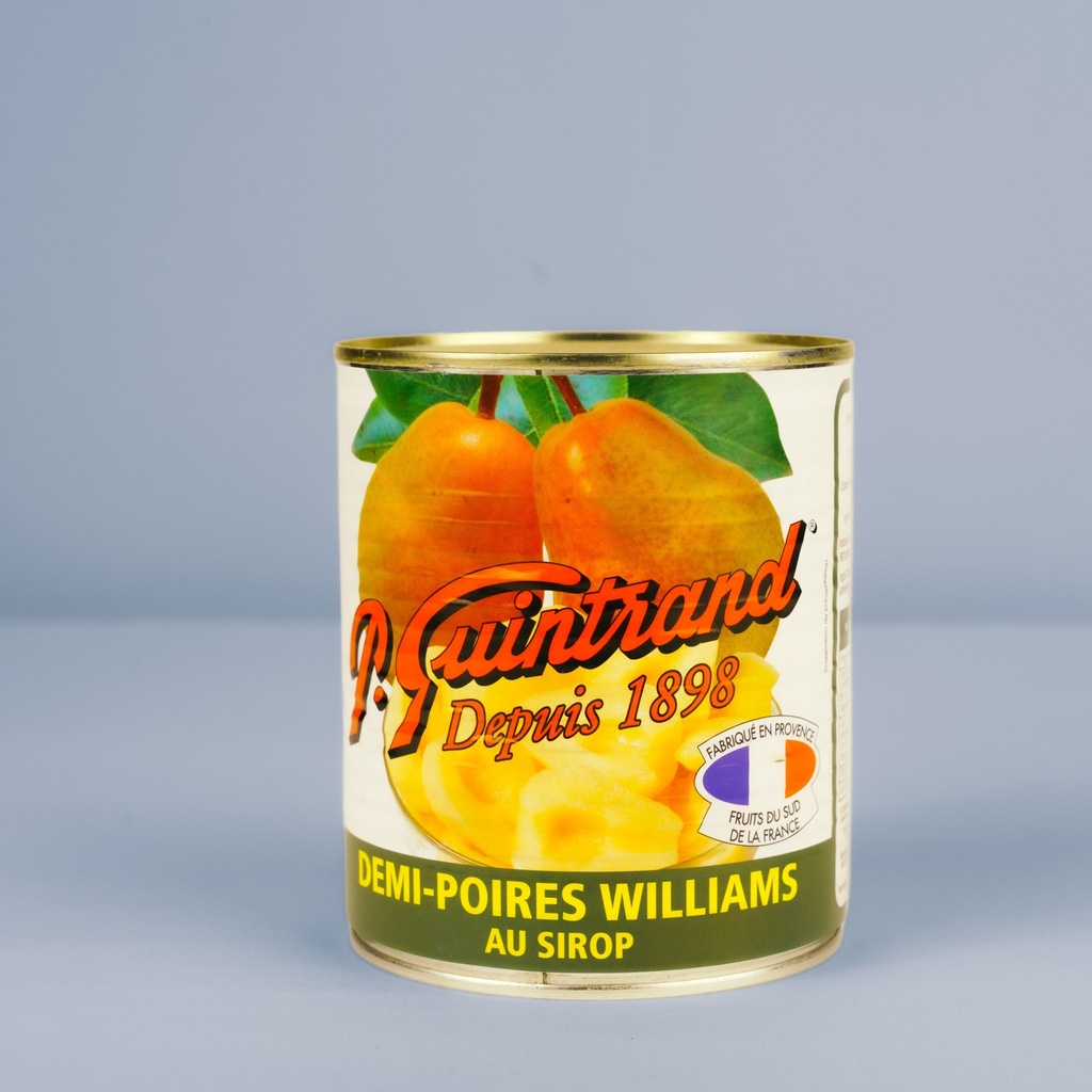 Poires Williams au sirop (1/2 fruits) 4/4