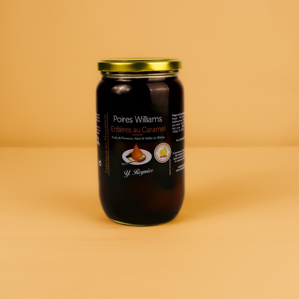 Poires Williams entières au caramel 850 ml