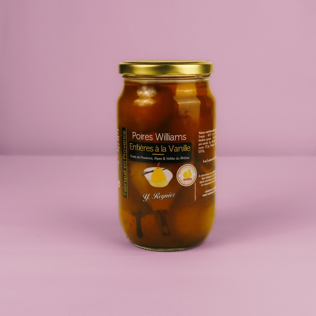 Poires Williams entières à la vanille YR 850 ml