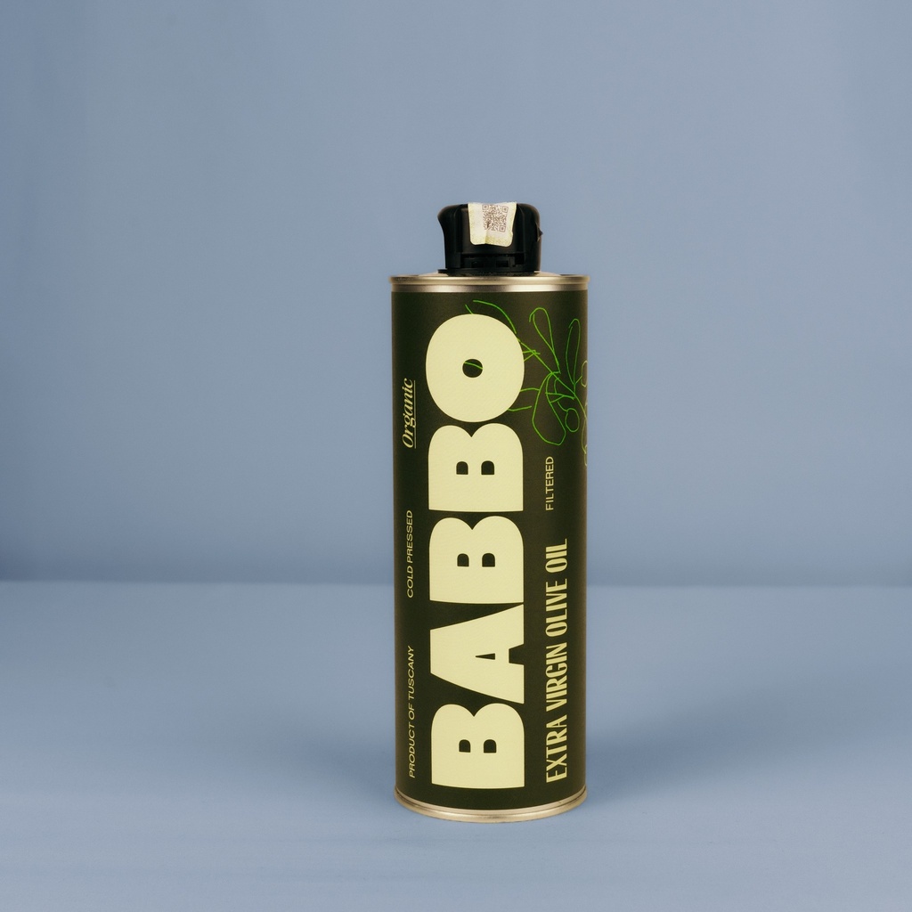 Huile d'olive vierge extra Toscane BIO BABBO 500ml alu