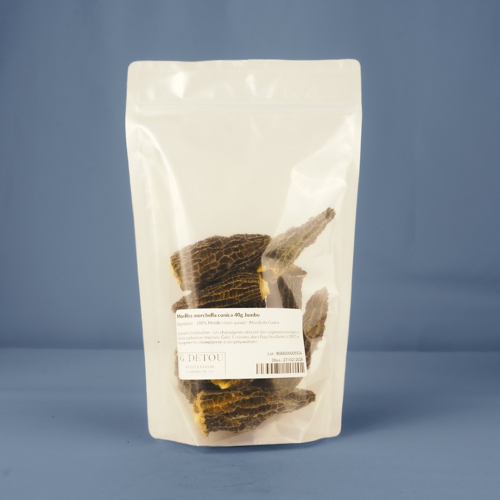 Morilles morchella conica 40g Jumbo