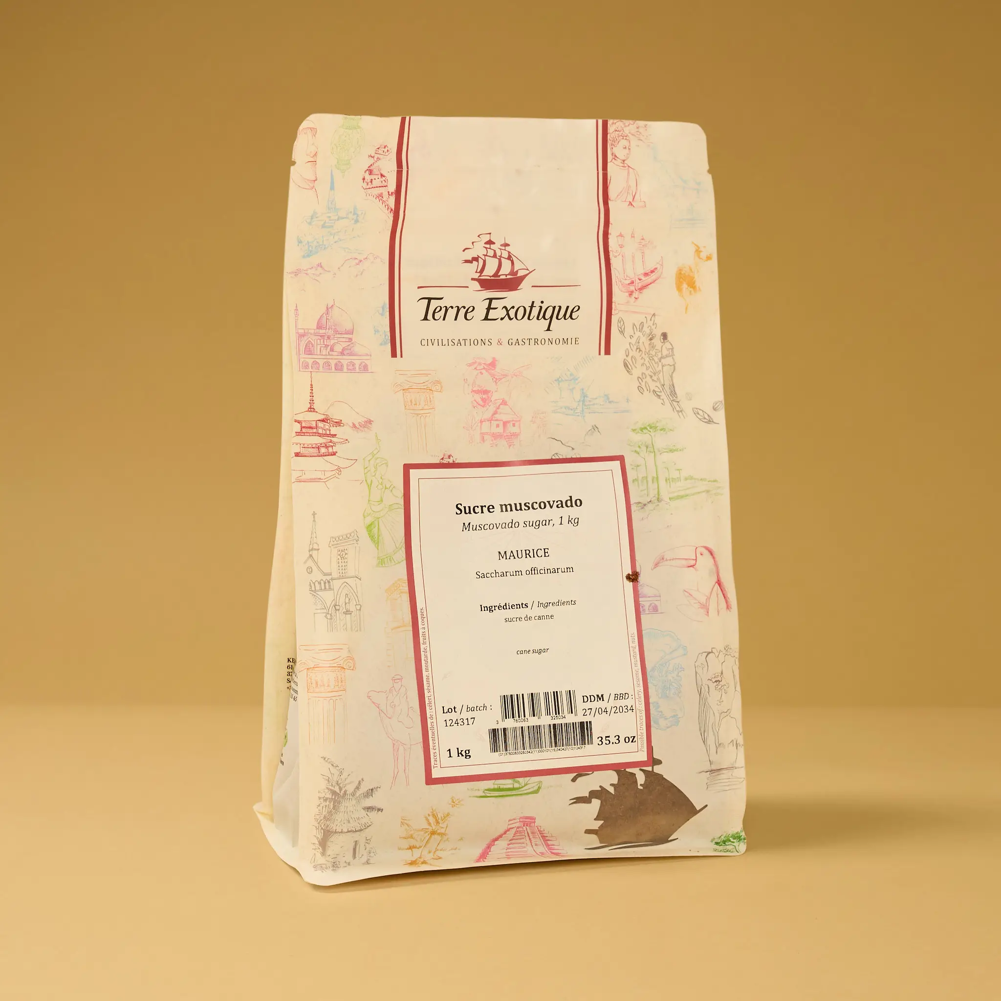 SUCRE MUSCOVADO  1kg
