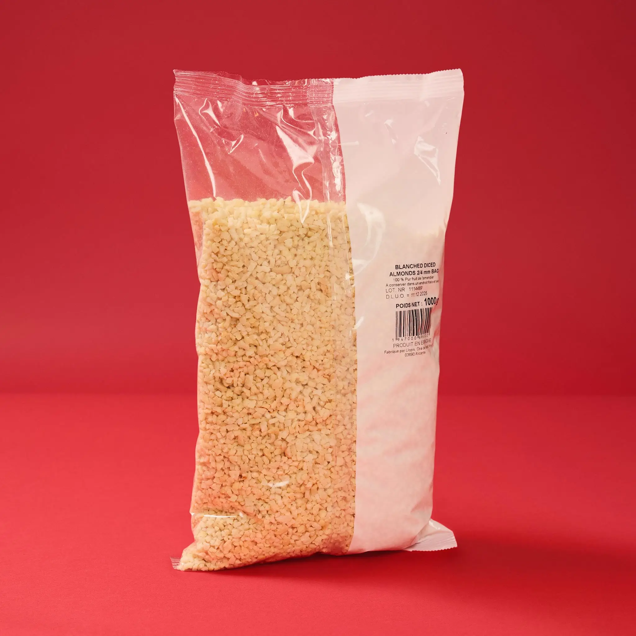 Amande Hachée Blanche 1kg