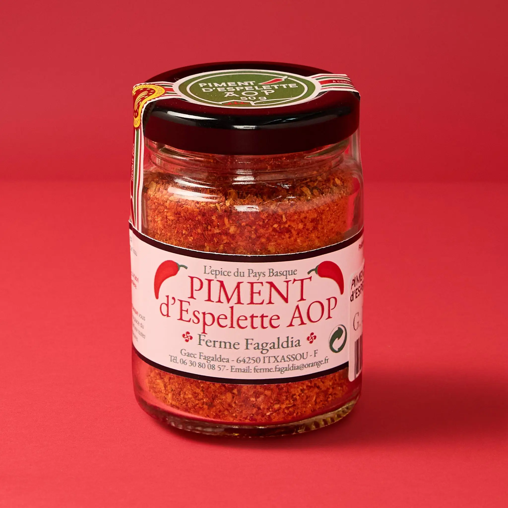PIMENT AOC d'ESPELETTE 50g  FAGALDEA