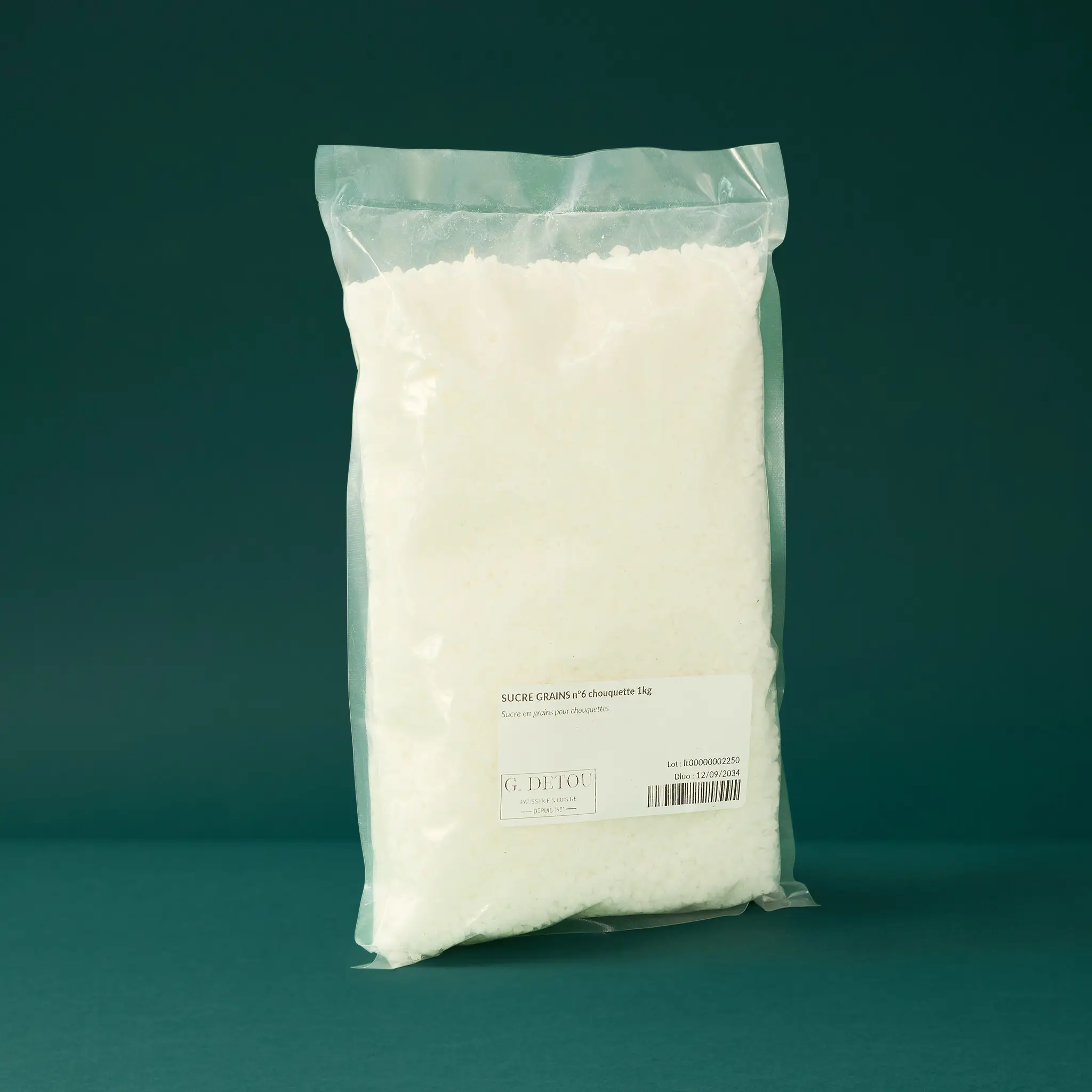 SUCRE GRAINS n°6  chouquette 1kg