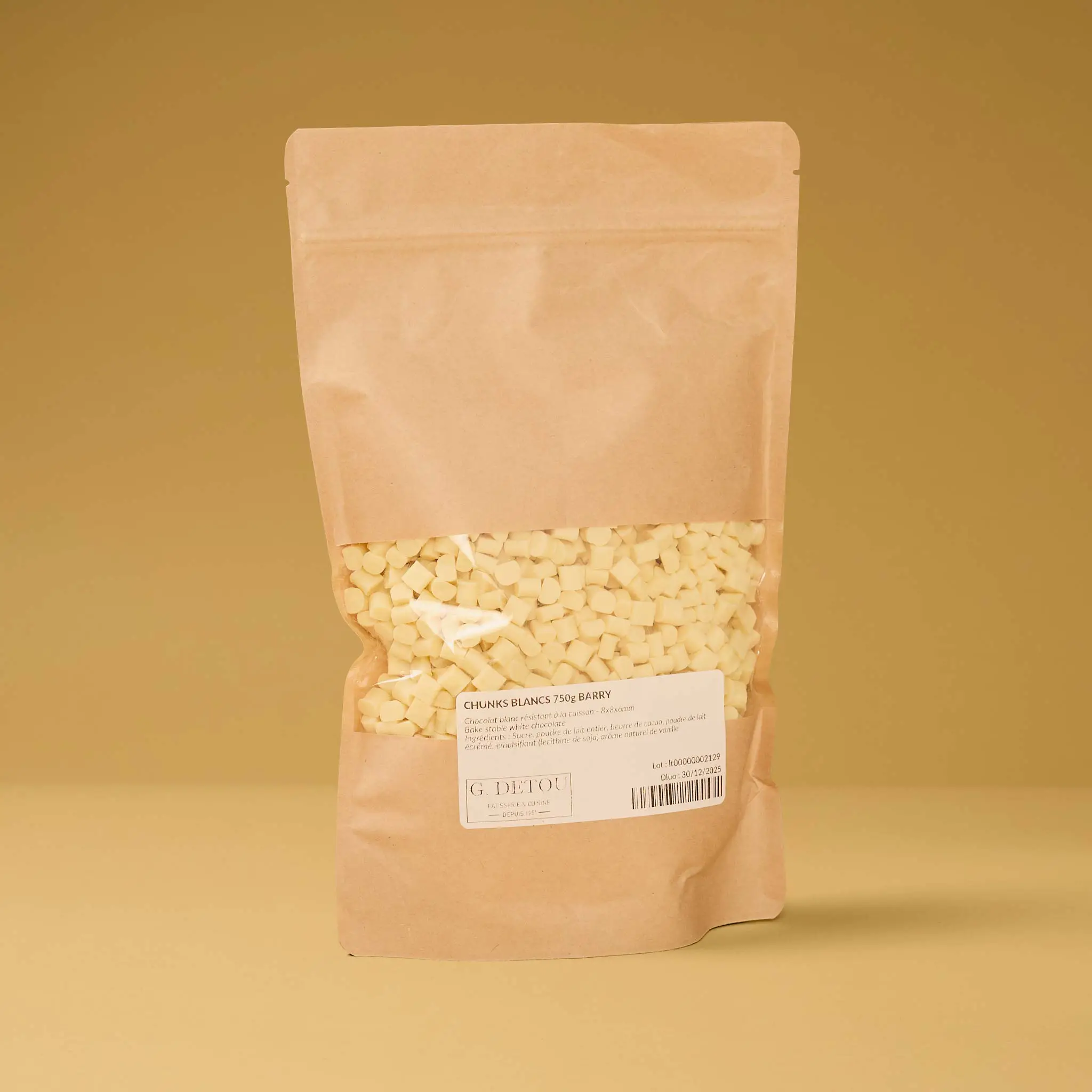 CHUNKS BLANCS 750g BARRY