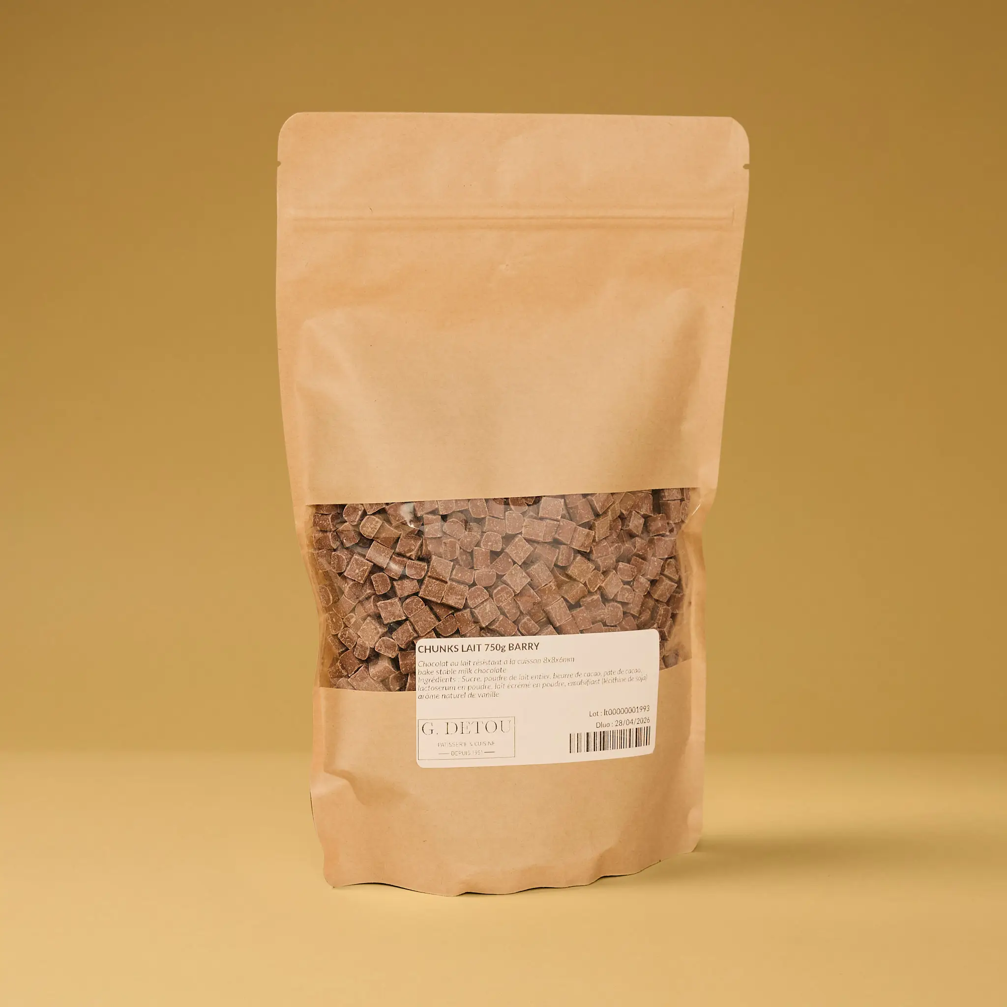 CHUNKS LAIT  750g  BARRY