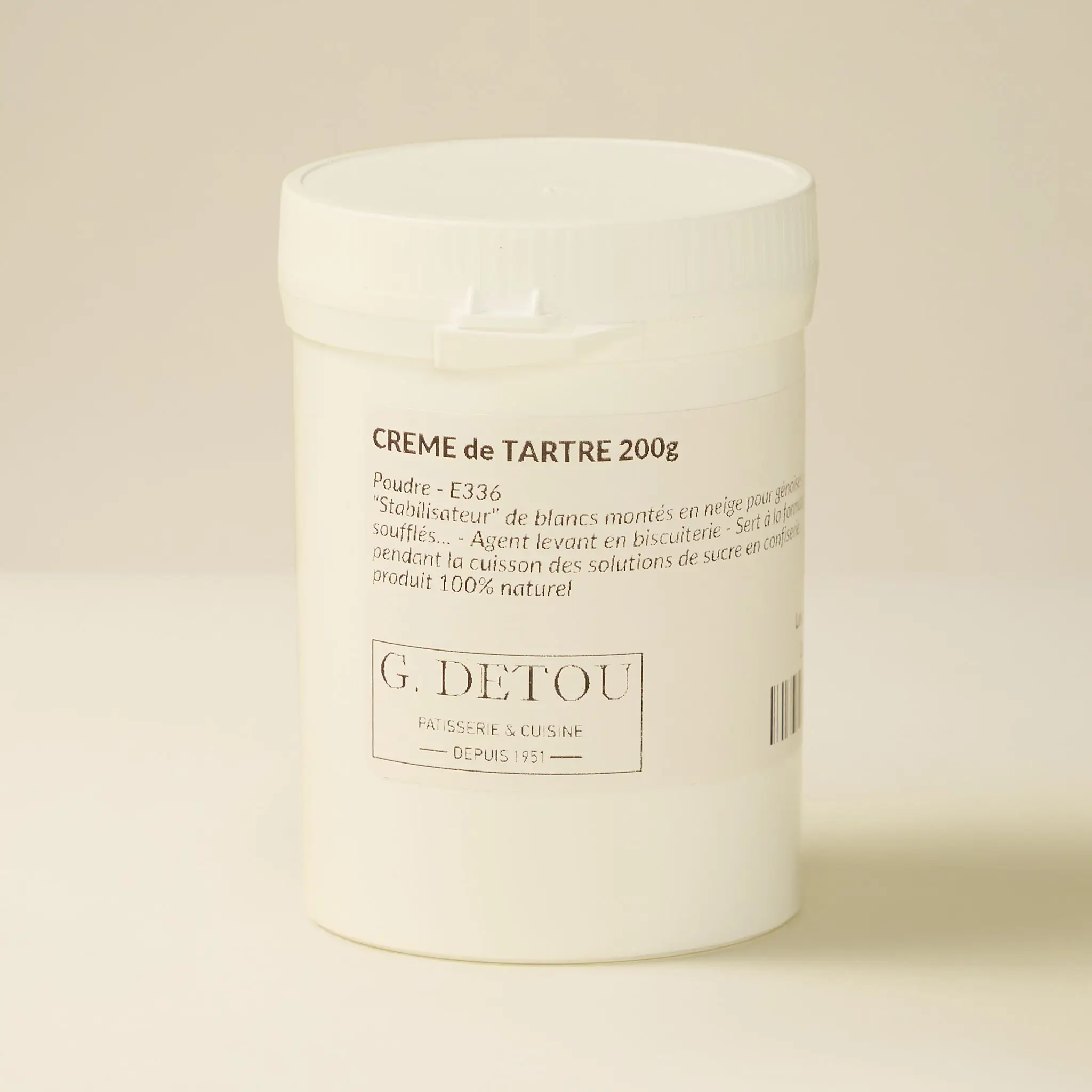 CREME de TARTRE    200g