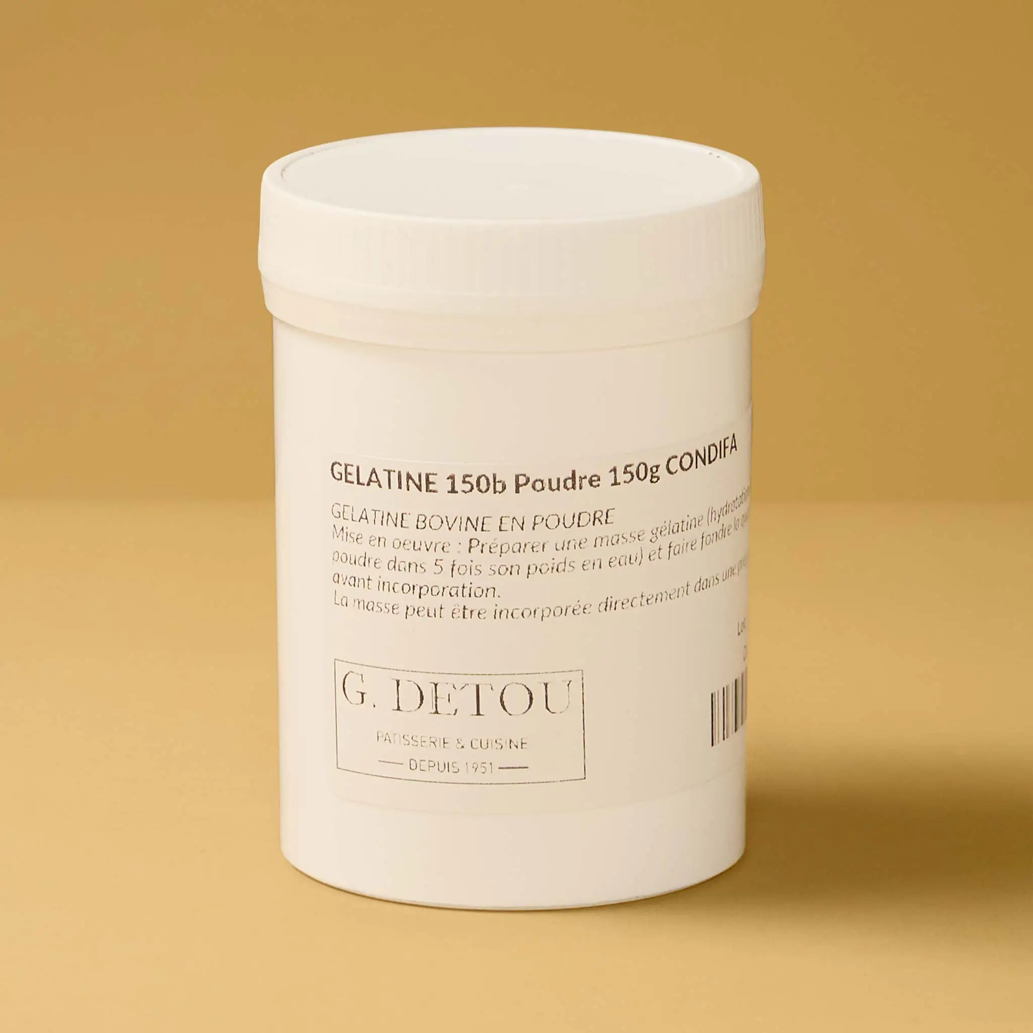 GELATINE 150b Poudre 150g  CONDIFA