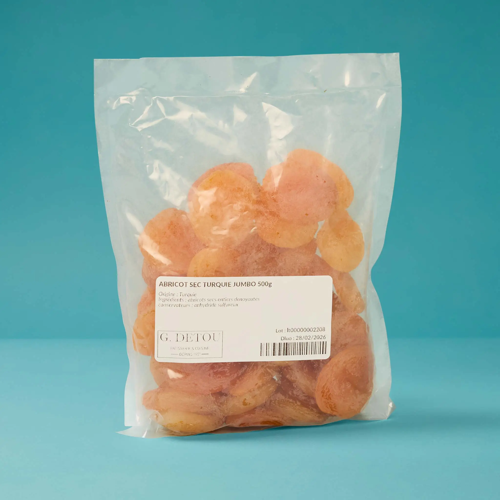 ABRICOT SEC TURQUIE JUMBO  500g