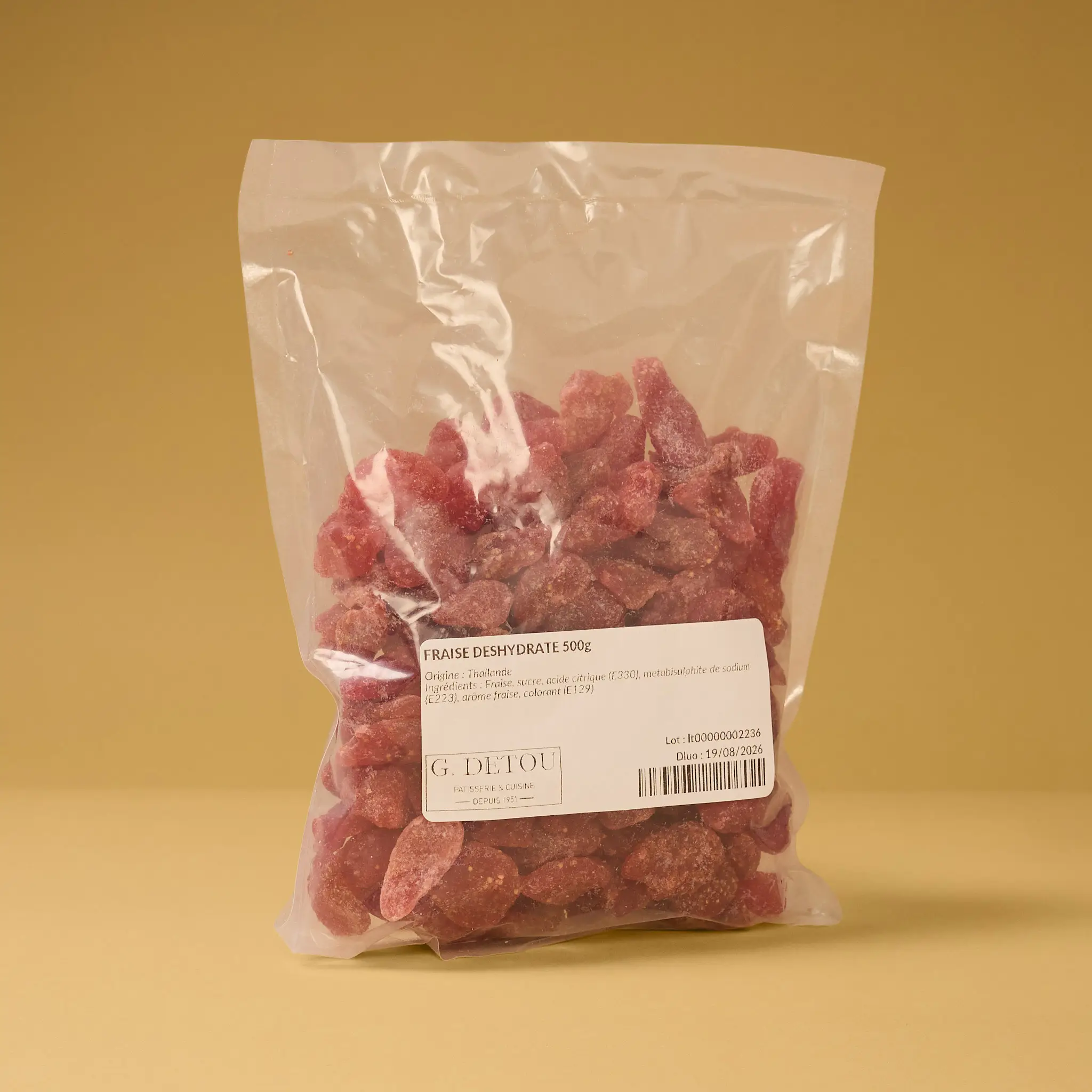 FRAISE DESHYDRATE  500g