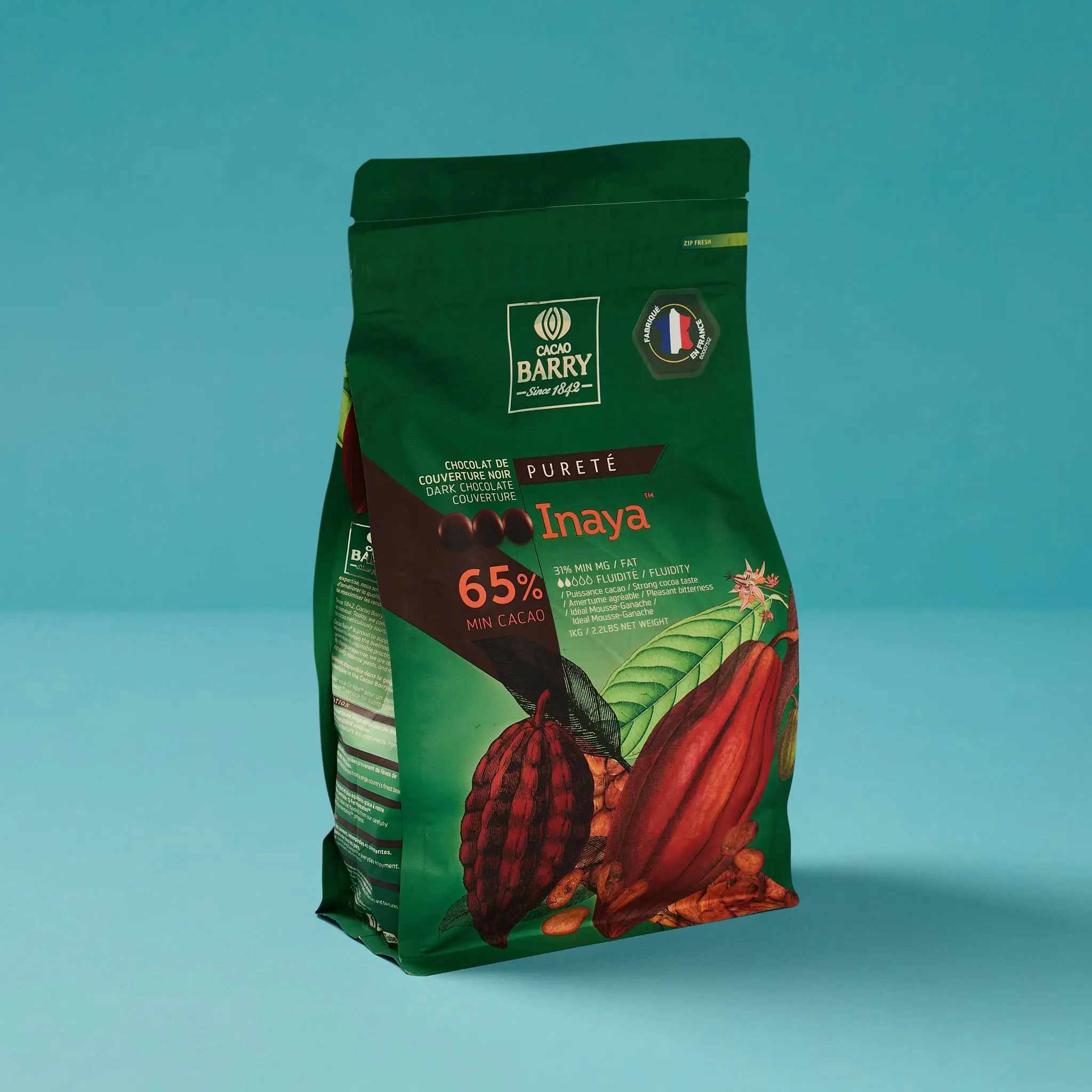 Pistole INAYA pur NOIR 65% 1kg    BARRY