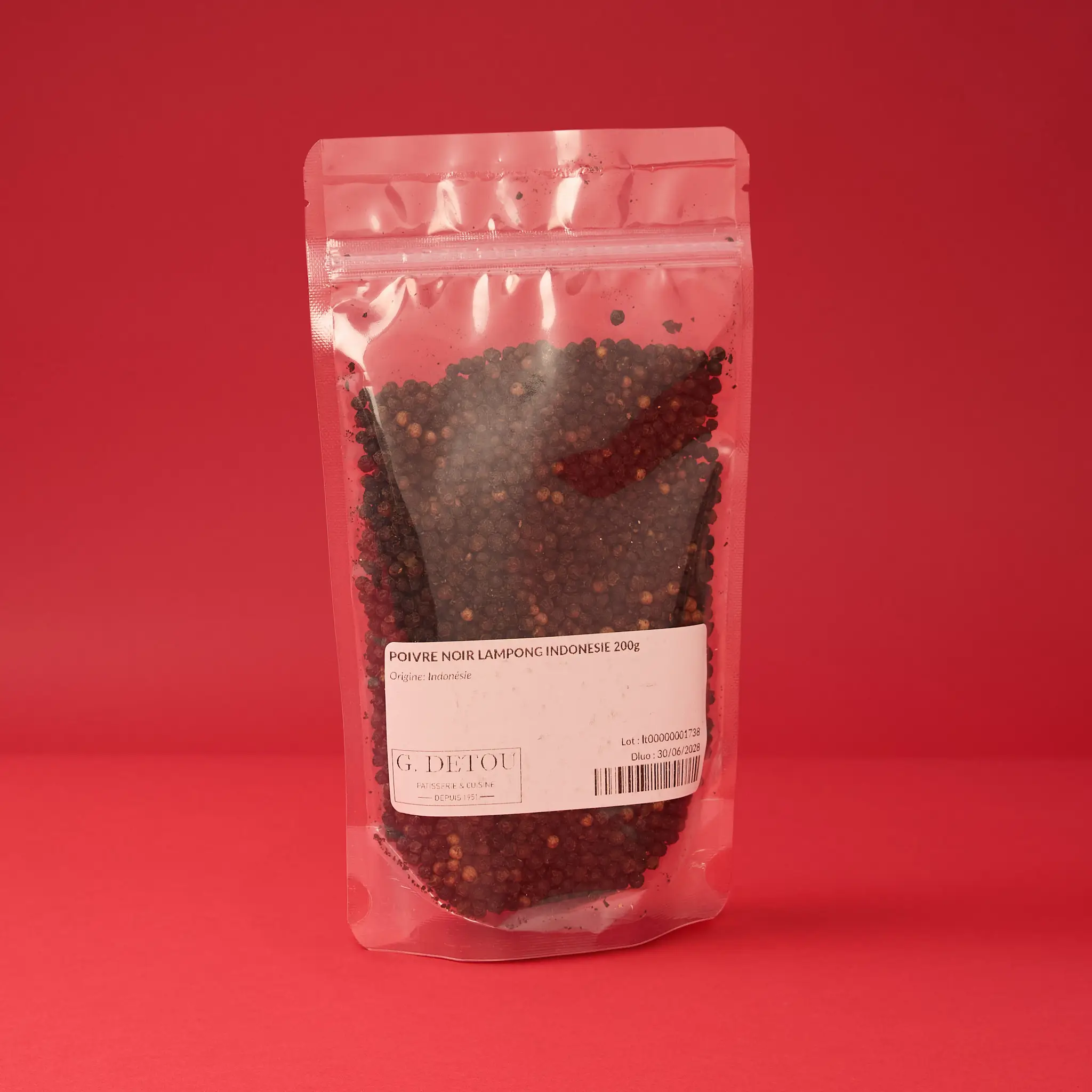 POIVRE NOIR LAMPONG INDONESIE 200g