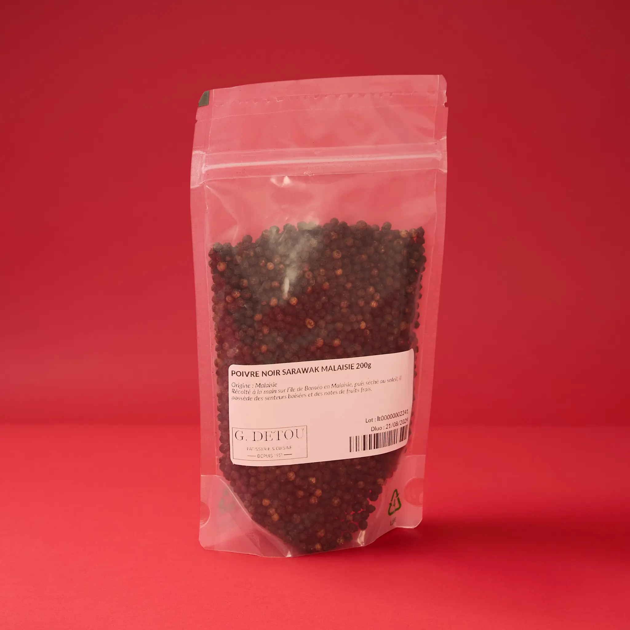POIVRE NOIR SARAWAK MALAISIE  200g