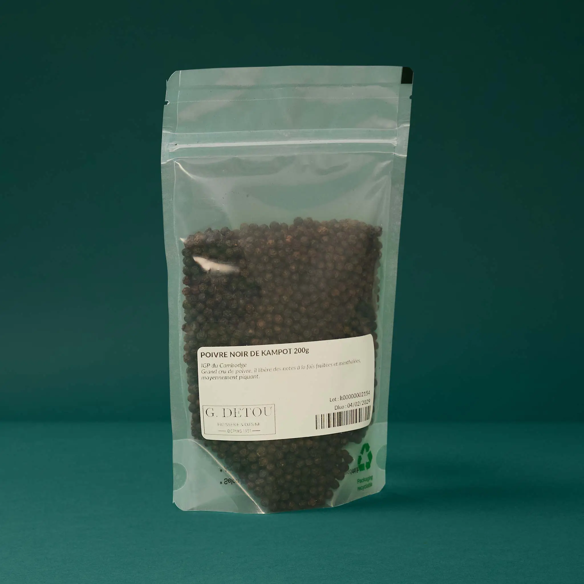 POIVRE NOIR DE KAMPOT 200g