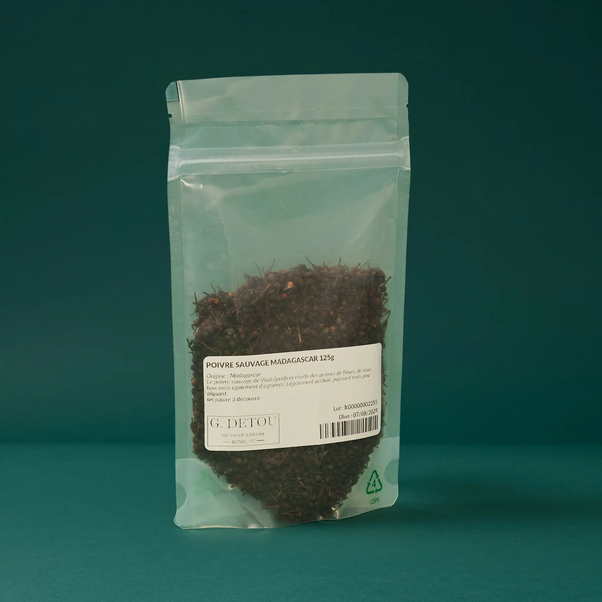POIVRE SAUVAGE MADAGASCAR 125g