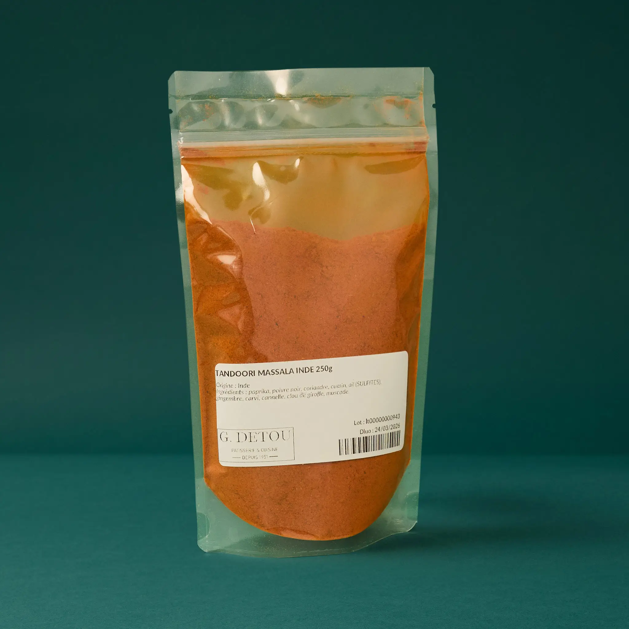TANDOORI MASSALA INDE 250g