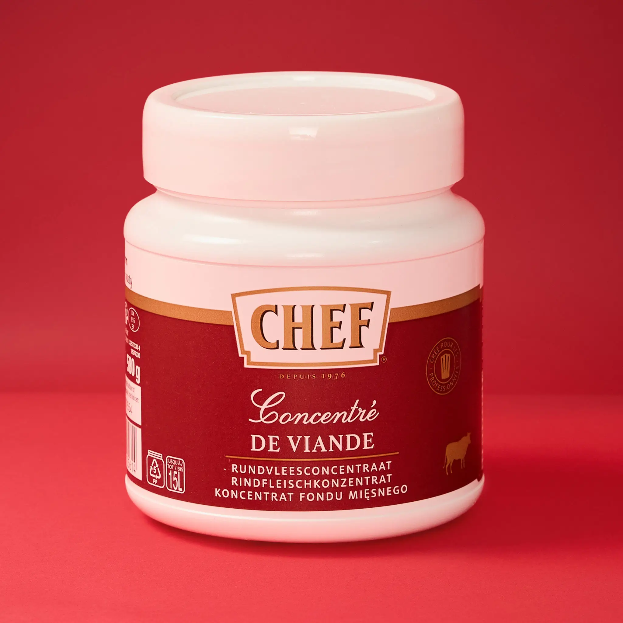 Glace CONCENTRE de VIANDE 580g CHEF