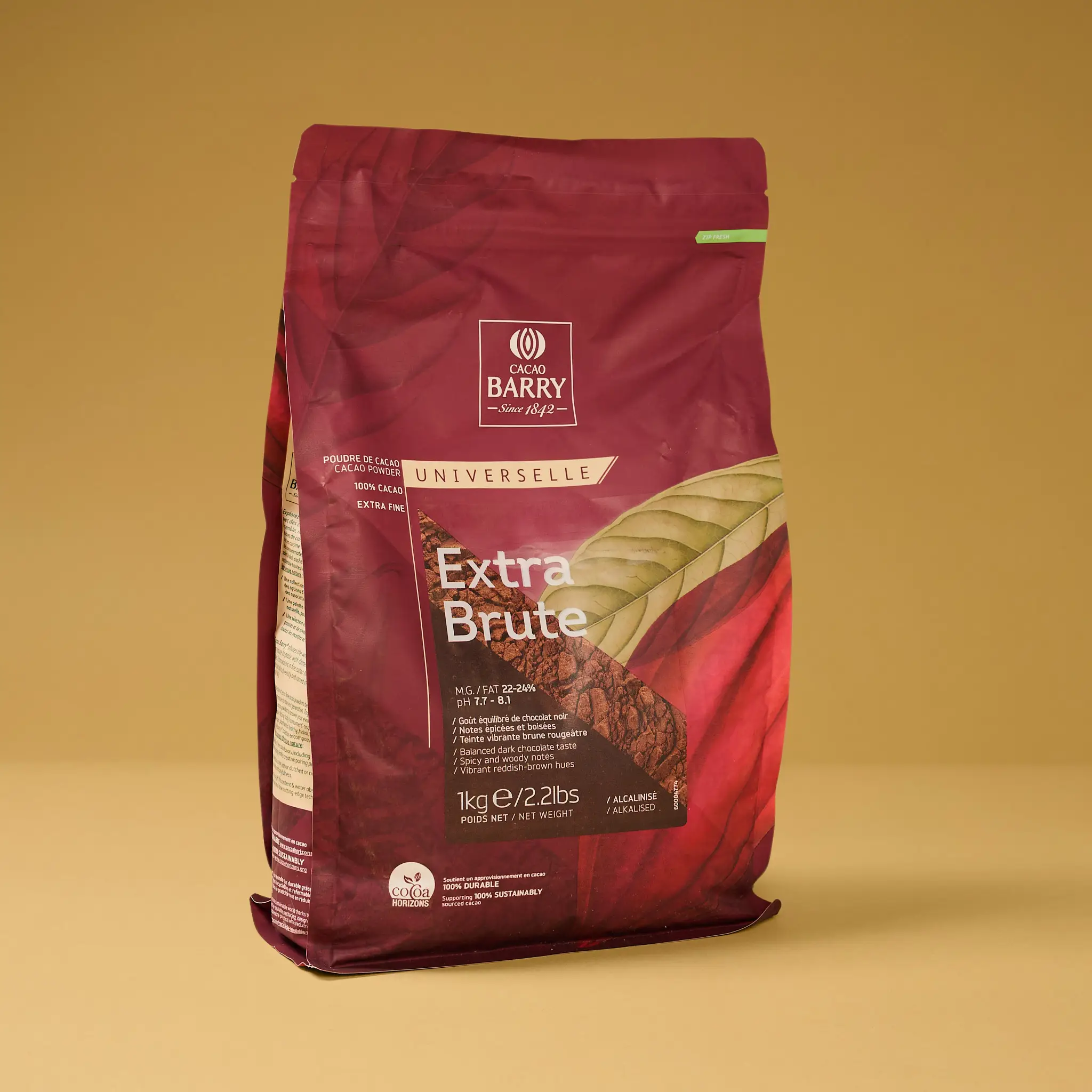 CACAO POUDRE EXTRA-BRUTE 1kg BARRY