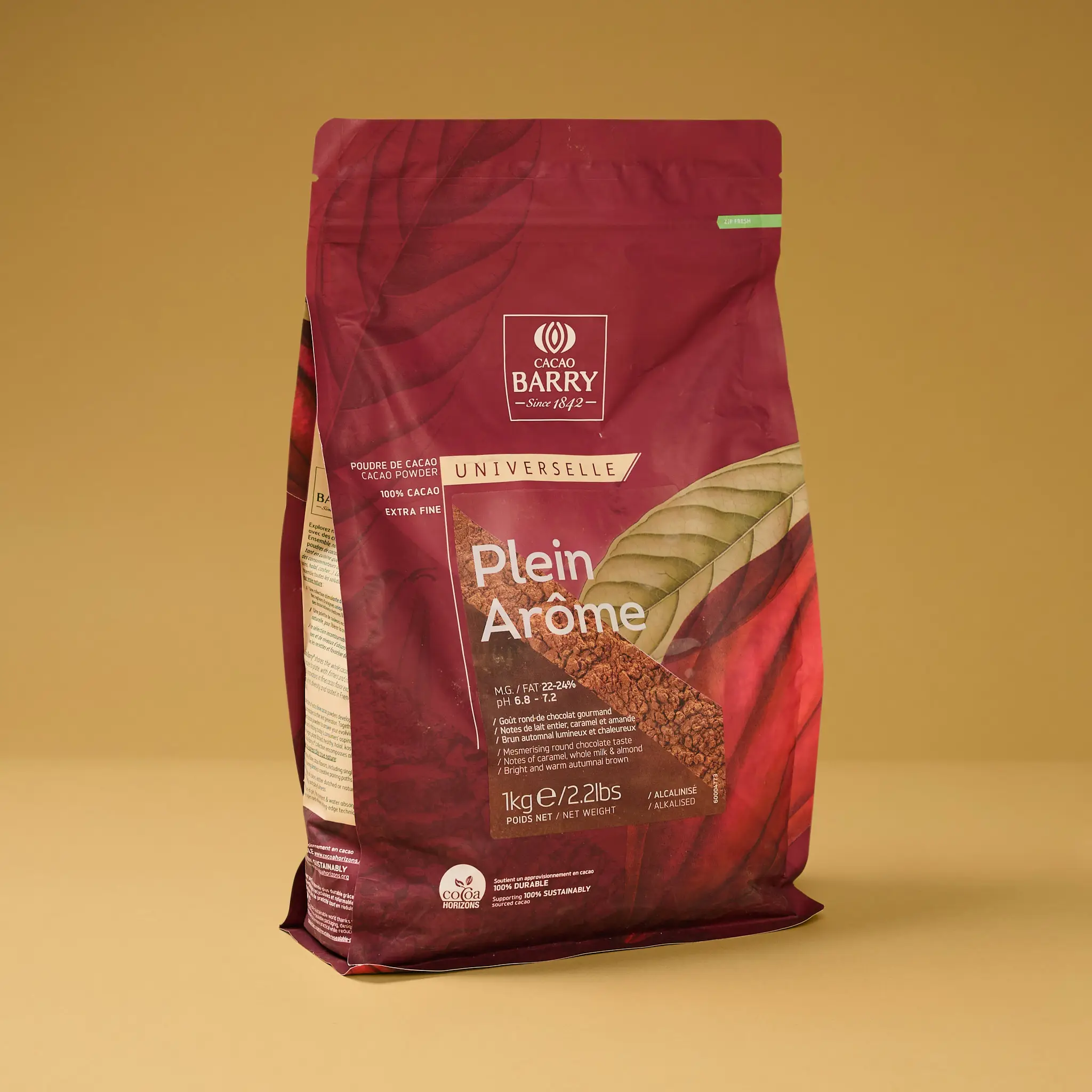 CACAO Poudre PLEIN AROME  1kg    BARRY