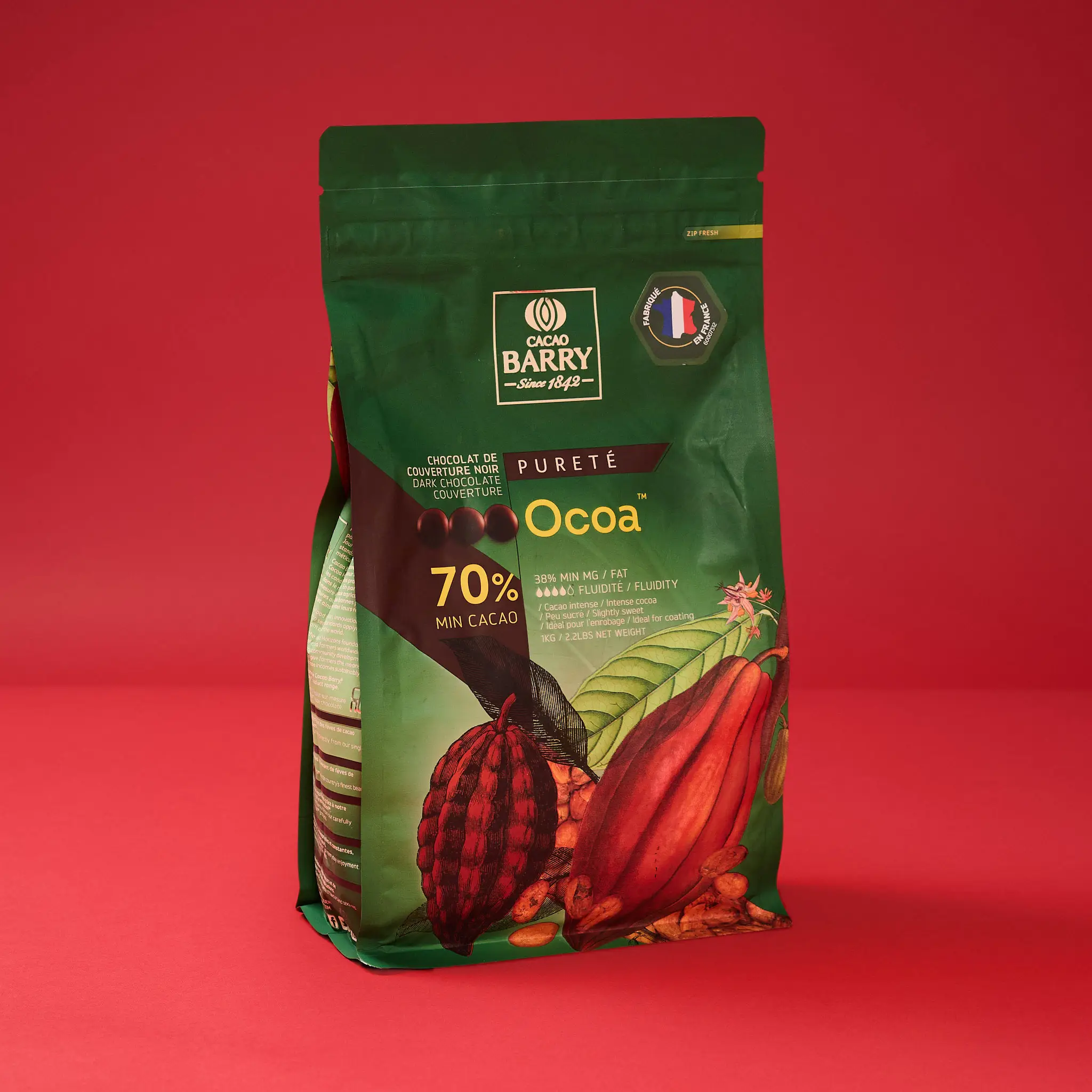 Pistole OCOA pur NOIR 70% 1kg BARRY