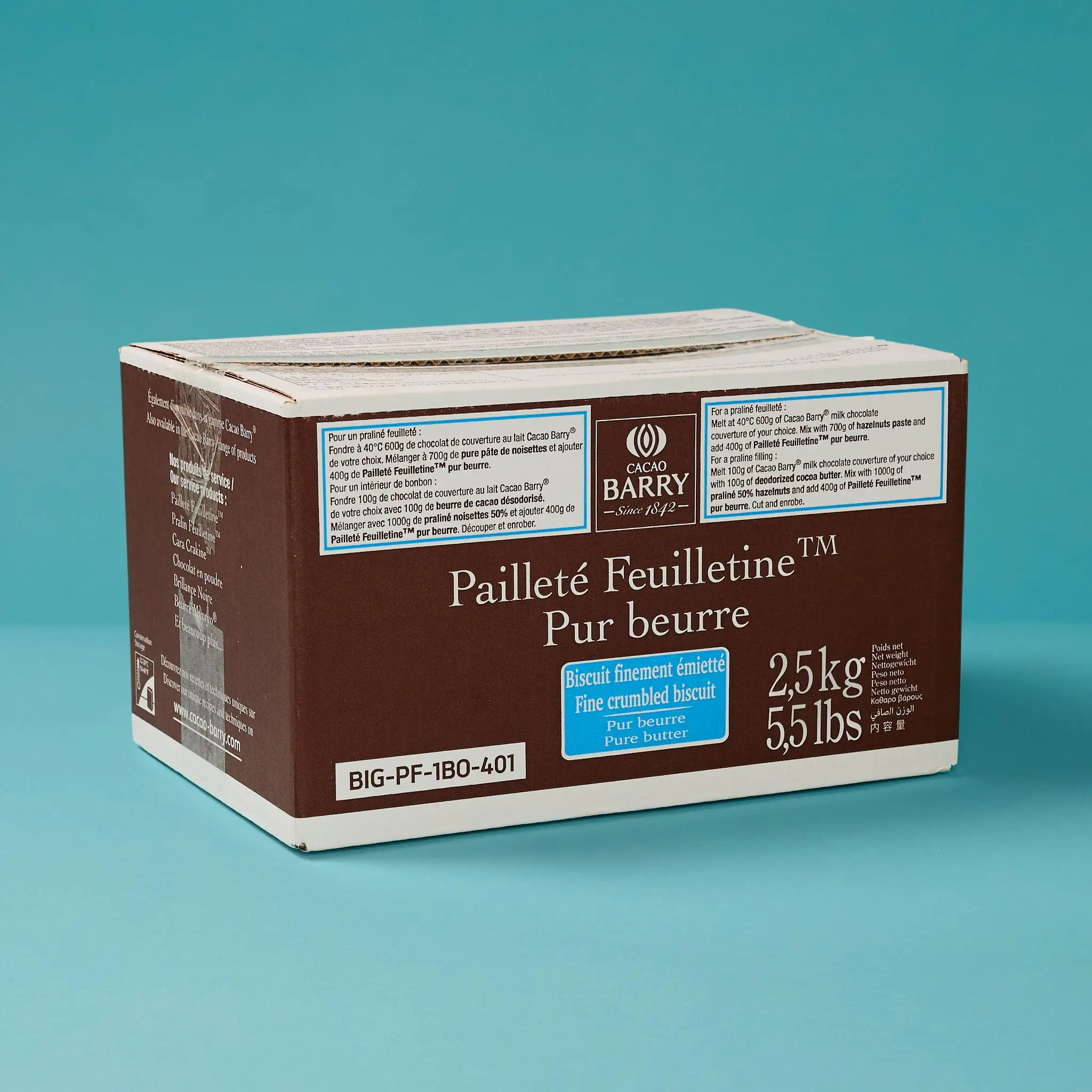 Pailleté Feuilletine 2,5kg BARRY