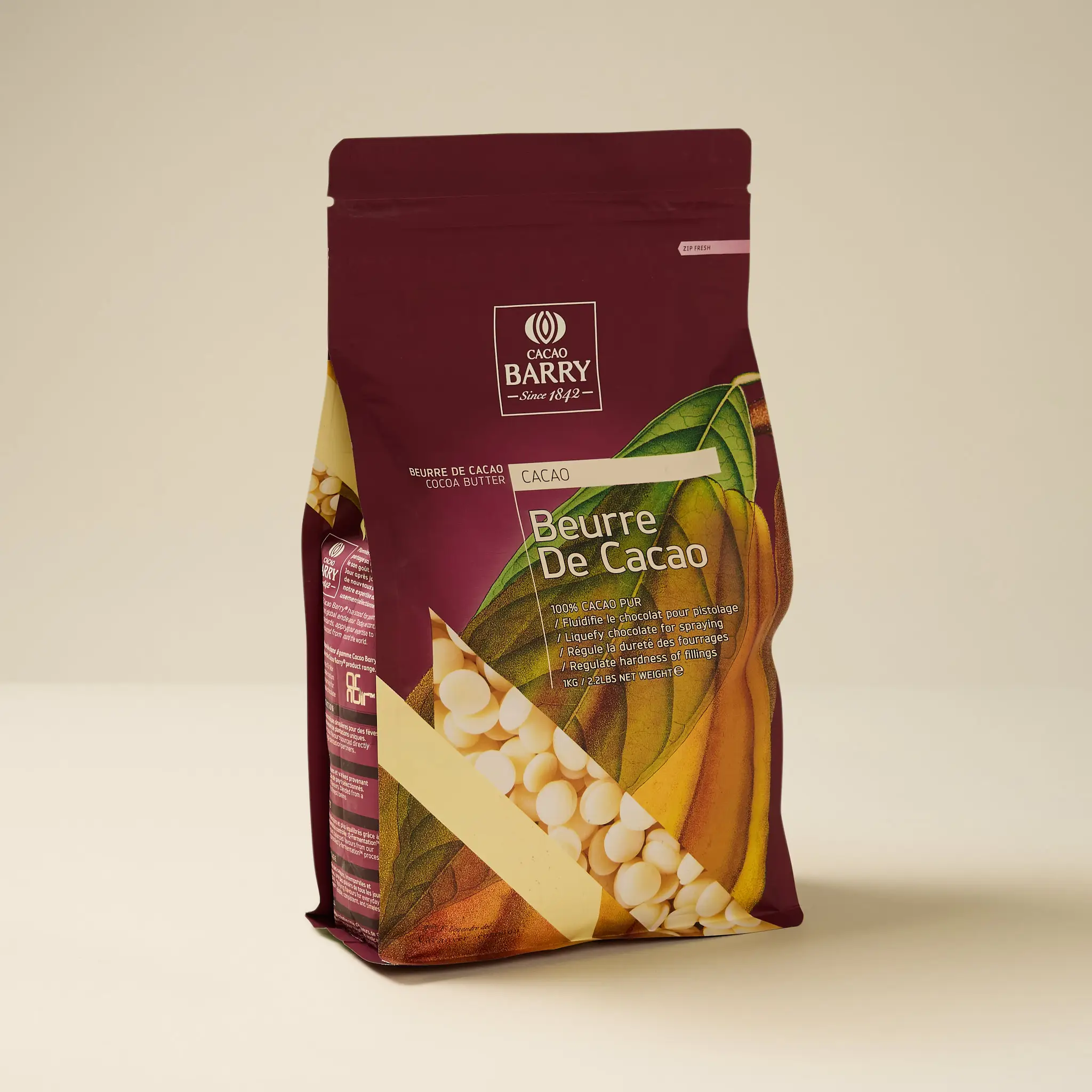 BEURRE DE CACAO BARRY 1kg