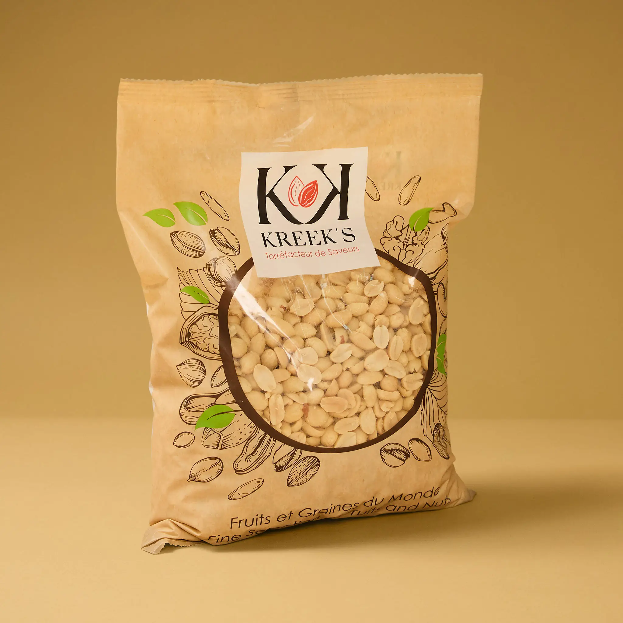 Cacahuètes Grillées sans sel  1kg