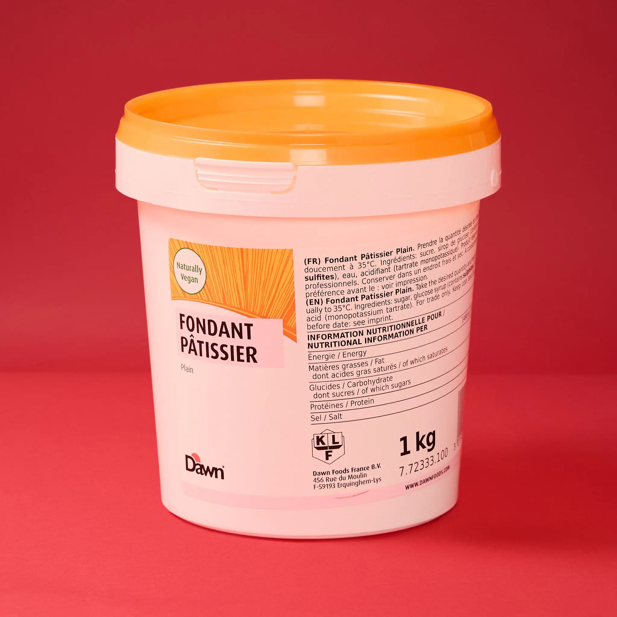 Fondant Blanc Caullet     pot   1kg    DAWN