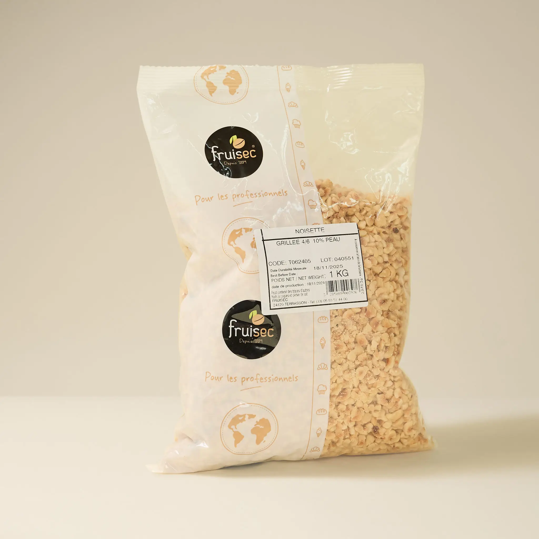 NOISETTE HACHEE 4/6mm FS  1kg