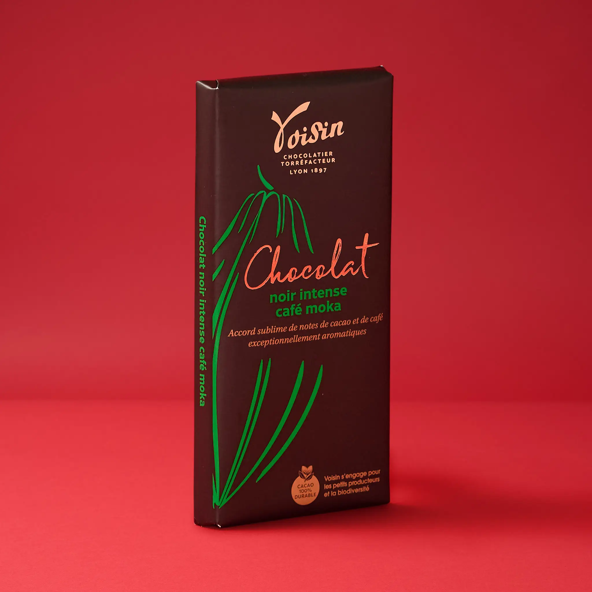 Tab Chocolat Noir/café 100g VOISIN